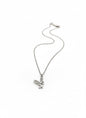 Elegant Butterfly Crystal Pendant Necklace – Premium Silver Finish Fine Jewelry
