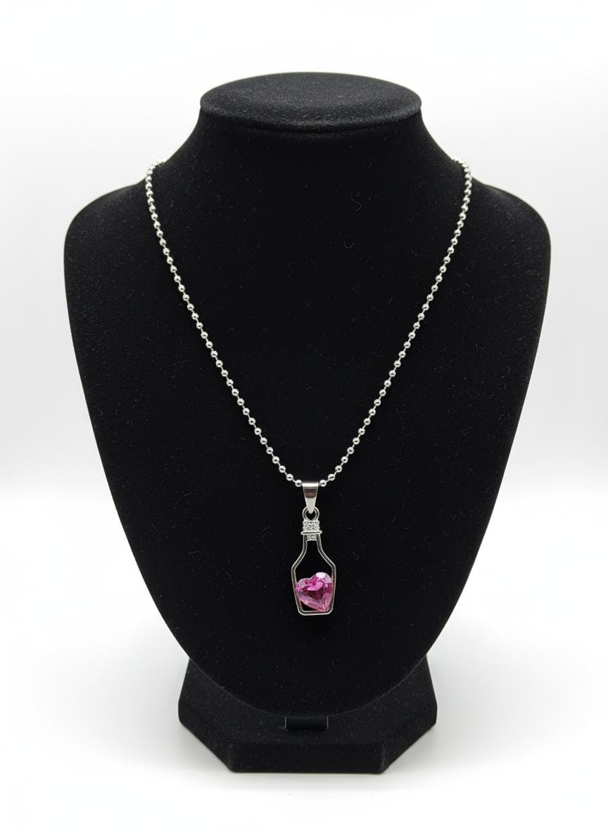 Ethereal Butterfly Charm Necklace – Silver-Toned Delicate Chain